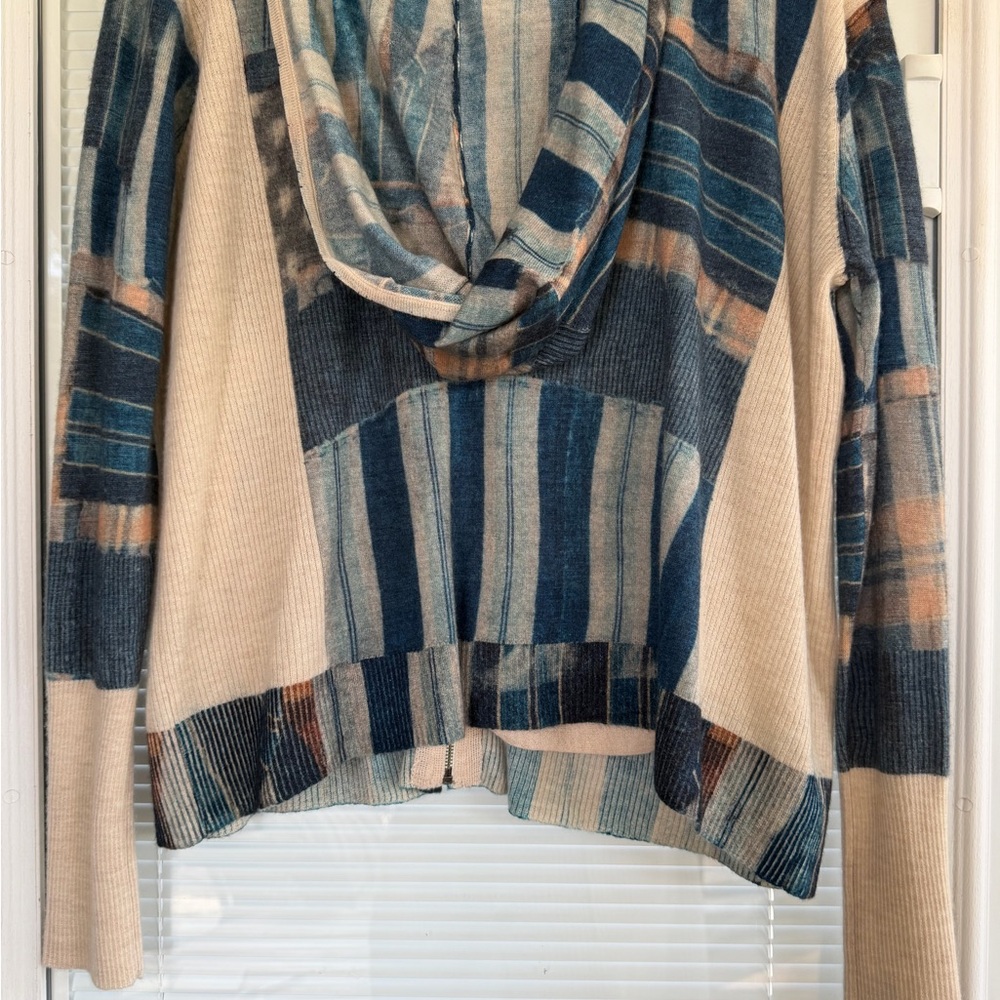 Burning Torch Multicolor Striped Cowl Neck Sweater
